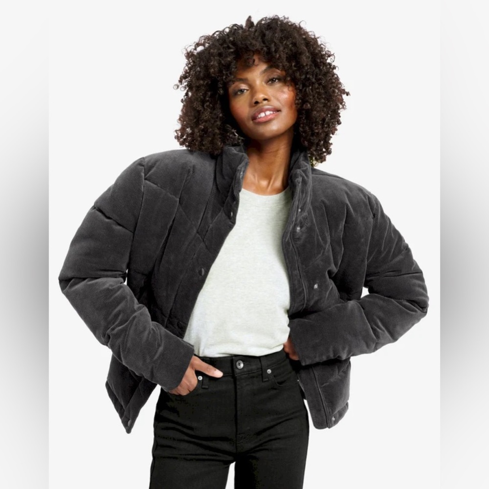 Black Corduroy Puffer Splendid Women’s *Unused*
